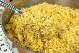 Farofa sabor churrasco com proteínas texturizadas  250 grs