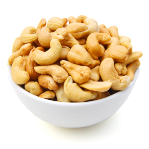 Caju sem sal exportação torrada