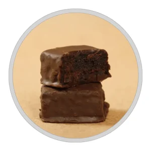 Brownie Zero açúcar com chocolate meio meio amargo 100grs