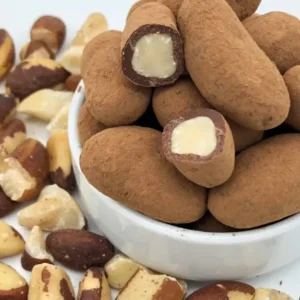 Drageados de Castanha do Pará com Cacau 70 % 100grs