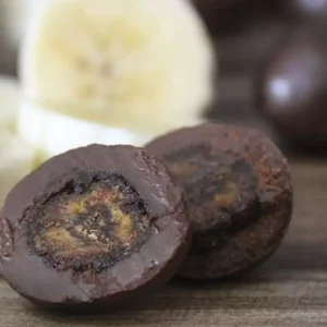 Drageados de Banana com Chocolate Trufado 100grs